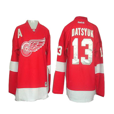 durable Red Youth NHL Detroit Red Wings 13 Pavel Datsyuk Hockey Jersey